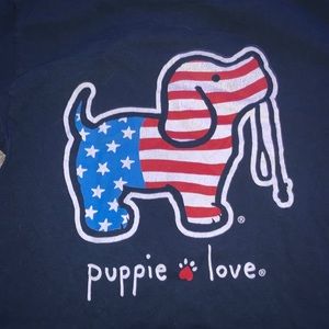 Navy Blue Puppy Love T-Shirt